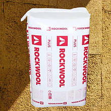 Теплоізоляція Rockmin ROCKWOOL 50х600х1000 мм (10,8м²) плити з кам'яної вати негорючі
