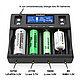 Зарядний пристрій LiitoKala Lii-D4XL на 4+2 канали для Ni-Mh/Li-ion/LiFePo4/крона, 220V/12V, LED+LCD, фото 7