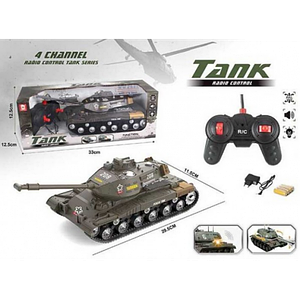 Танк на радіокеруванні AKX 529-6 зі світловими та звуковими ефектами