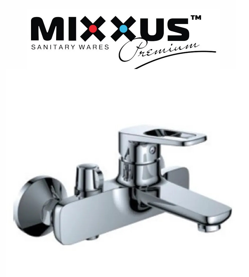 Змішувач для ванни Mixxus NEvaDA 009 Euro з коротким зливом латунь