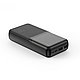 Зовнішній акумулятор Power bank ХО РR252 20000 mAh 2xUSB-A батарея заряджання Чорний, фото 3