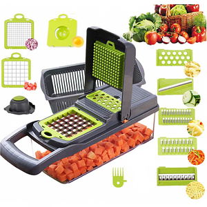 Овочерізка подрібнювач 14 в 1 ситечко для яєць Veggie Slicer мультислайсер