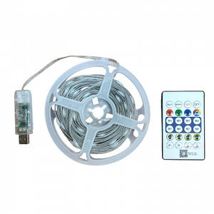 Смарт гірлянда стрічка з таймером 10 м RGB USB Bluetooth керування з застосунка MR Star 15 Ват