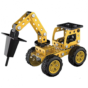 Навчальний набір для будівництва, інженерна машинка "Зроби сам", YK667S, 114 предметів