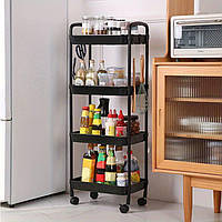 Универсальная косметологическая тележка на колесах, Перукарская этажерка для салона красоты