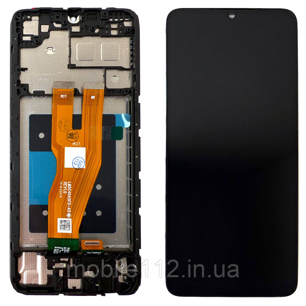 Екран (дисплей) Samsung Galaxy A05 2023 A055F + тачскрін оригінал Китай з рамкою