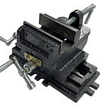 Двовісні поперечні верстатні лещата 100 мм, фото 9