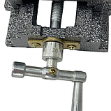 Двовісні поперечні верстатні лещата 100 мм, фото 5