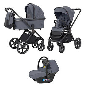 Універсальна коляска 3в1 CARRELLO Ultimo CRL-6519, Cool Grey