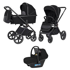 Універсальна коляска 3в1 CARRELLO Ultimo CRL-6519, Sable Black