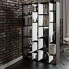 Стелаж для книг і організації простору в кімнаті Книжкова містка полиця перегородка на 20 комірок, фото 5