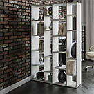 Стелаж для книг і організації простору в кімнаті Книжкова містка полиця перегородка на 20 комірок, фото 3