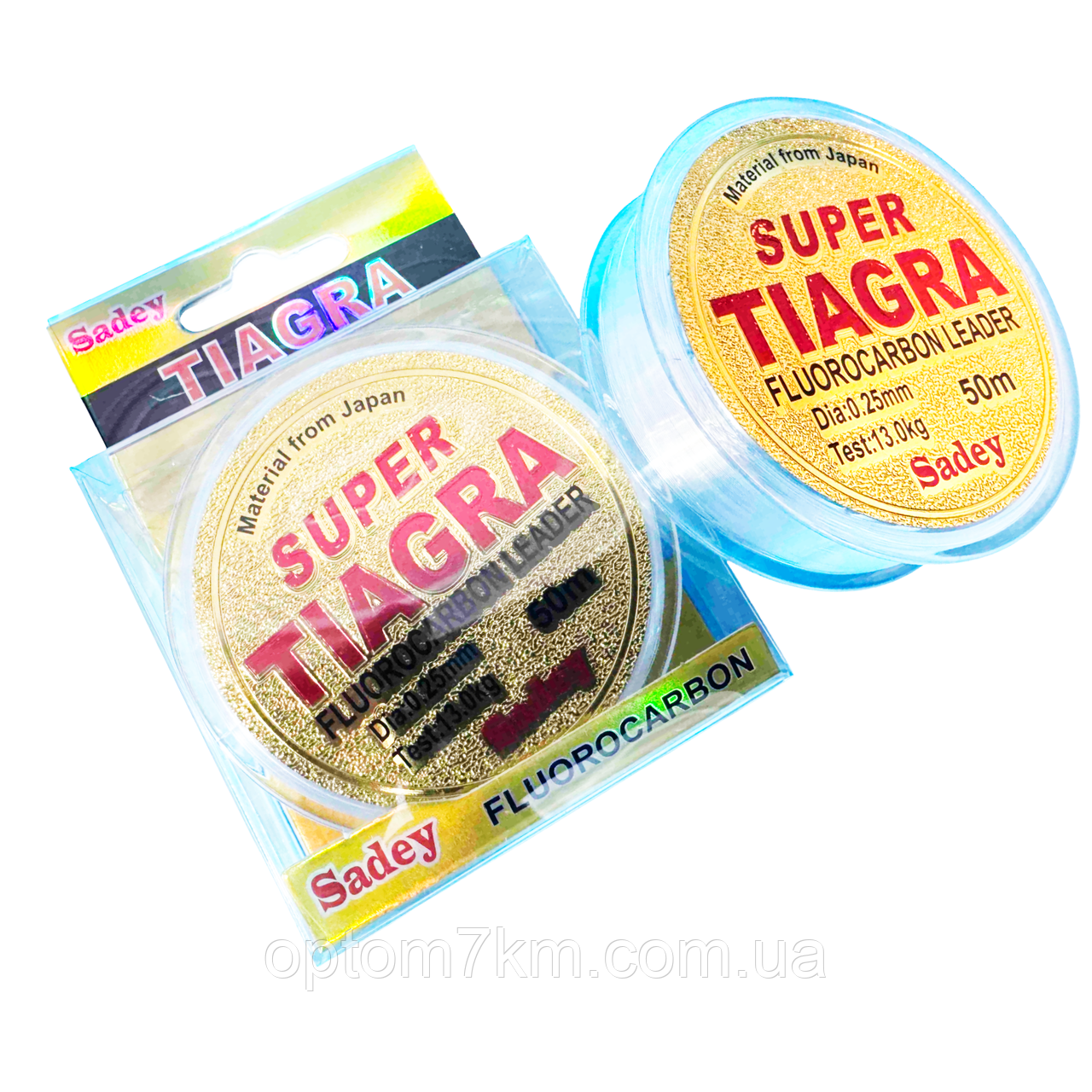 Волосінь super Tiagra Fluorocarbon 50 m 0.10-0.28
