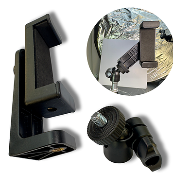 Кріплення на штатив для телефона універсальне тримач смартфона на трипод Штативна головка кульова 1/4