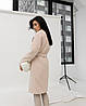 Зимове якісне світле тепле кашемірове пальто жіноче, фото 7