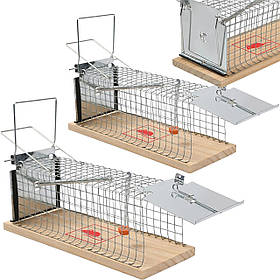 2 шт - Пастка живоловка для гризунів XXL