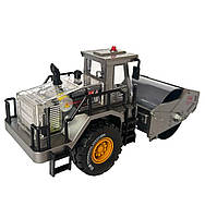 Спецтехніка дитяча асфальтоукладчик сірий металопластик 1:40 звук світло рухомі елементи 21*8*11см (TK-31090), фото 2