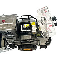 Спецтехніка дитяча асфальтоукладчик сірий металопластик 1:40 звук світло рухомі елементи 21*8*11см (TK-31090), фото 6