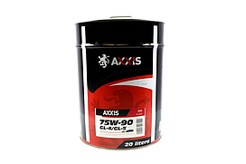 Олива трансміс. AXXIS 75W-90 GL-4 / GL-5 (Каністра 20 л) AX-2062