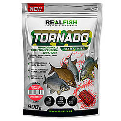 Підгодовування з ефектом гейзера Real Fish "Tornado" Короп Полуниця-Суниця