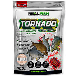 Підгодовування з ефектом гейзера Real Fish "Tornado" Плітка Коріандр-Ваніль