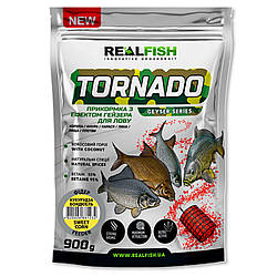 Підгодовування з ефектом гейзера Real Fish "Tornado" Короп Тигровий горіх-Кукурудза