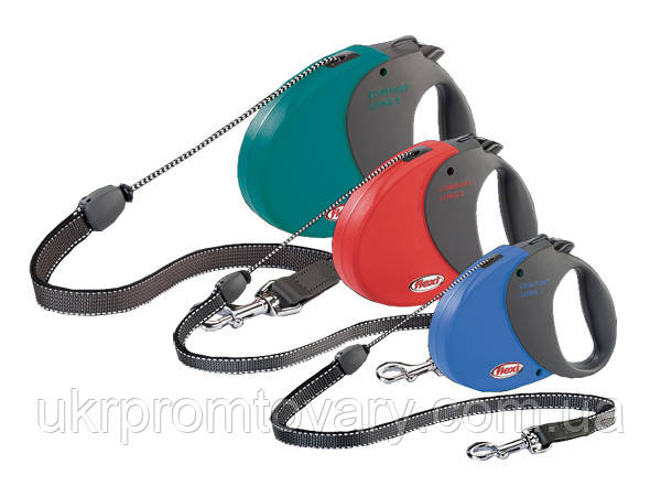Повідець Рулетка Flexi COMFORT LONG 1 до 12кг 8м шнур, фото 1