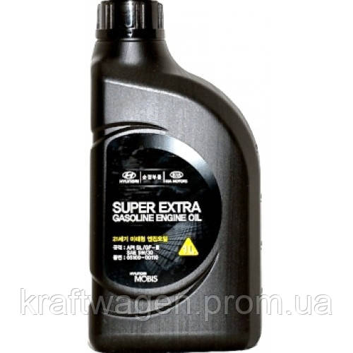 Моторне масло Hyundai Kia SUPER EXTRA GASOLINE 5W-30 SL 1л (05100-00110)