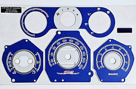 Вставка в панель приборів Chevrolet / Daewoo Lanos синя