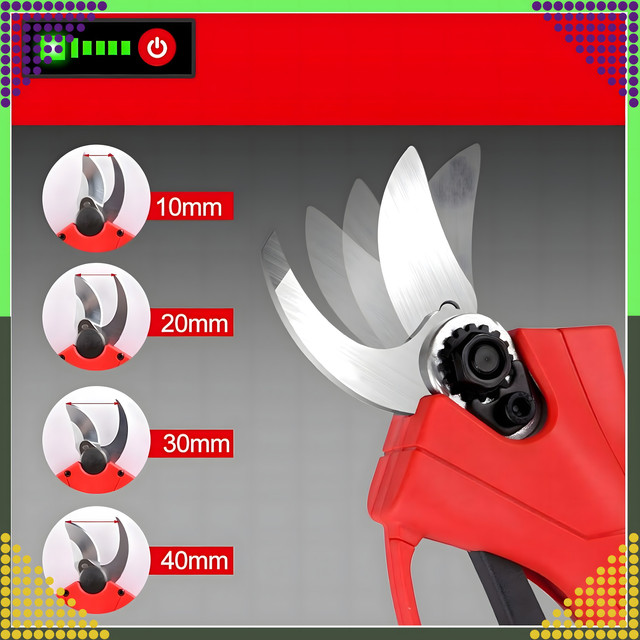 Характеристики акумуляторного секатора