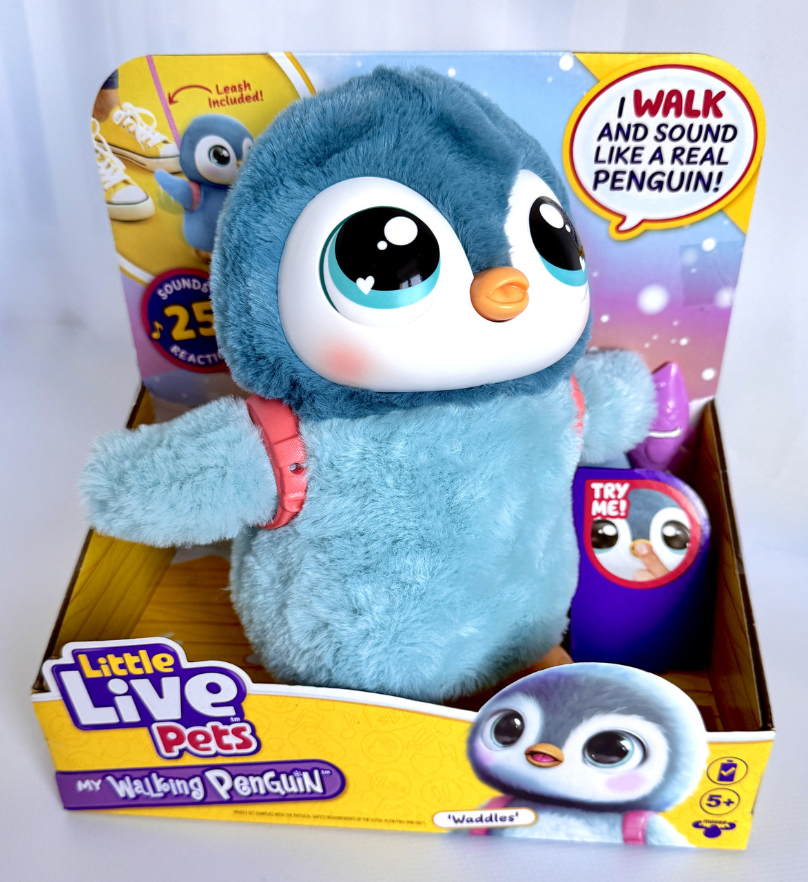 Інтерактивна фігурка Little Live Pets Мій улюбленець маленьке пінгвиня Little Live Pets My Walking Penguin 26535