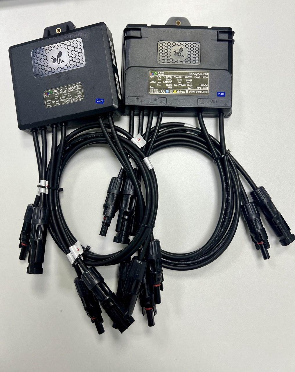 Оптимізатор потужності Honeybee 1600 на два сонячних фотомодулі (Pmax=2*800W)