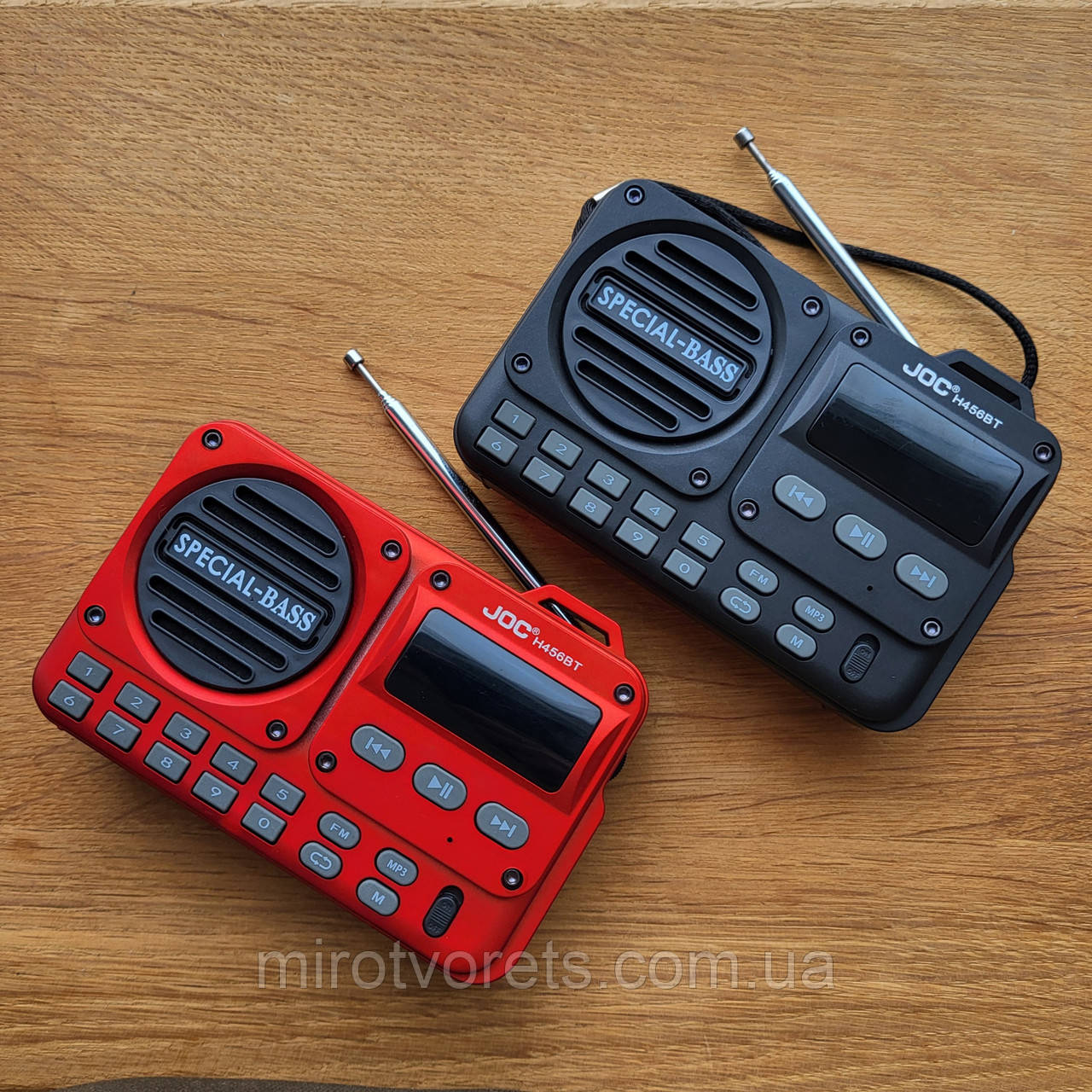 Портативне радіо JOC, безпроводна колнка Bluetooth, , MP3-плеєр, знімний акумулятор з блютузом joc H456BT