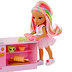 Ігровий набір з лялькою RAINBOW HIGH серії Littles Кондитерська Кенді, фото 8