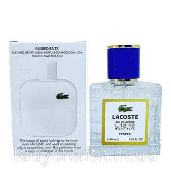 Tester Lacoste Eau De Lacoste L.12.12 Blanc Pure 40 ml ( Лакоста Бланк 40 мл.) , чоловічі