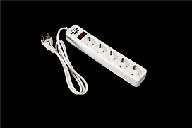 Мережевий фільтр, подовжувач з USB2 Optima Base 5 1,5m WHITE провід 3*0,75мм2 ax-1265