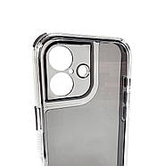 Протиударний чохол для смартфона Space III для iPhone 16 Black, фото 4