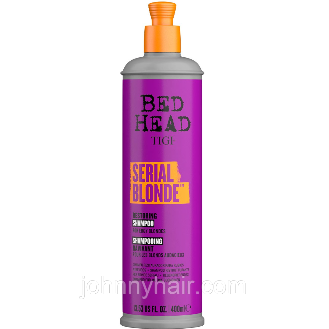 Відновлюючий шампунь для блондинок Tigi BH Serial Blonde Shampoo, 400мл, фото 1