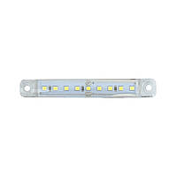 Габарит білий 100х15мм 12/24V Led 9 діодів