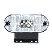 Габарит білий 110х40мм 12/24V Led 3 діода (2шт)