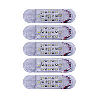 Габарит білий 110х40мм 12/24V Led 9 діодів