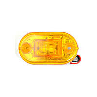Габарит помаранчевий 65х37мм 12/24V Led 2 діода "YucePlast"
