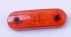 Габарит помаранчевий 115х40мм 12/24V Led 21 діод "Thoc Auto" (1шт)