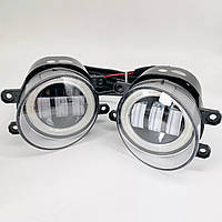 Додаткові LED фари Toyota Rav 4, Camry 09-16 45W Білий/Жовтий+DRL 3000K-6000K