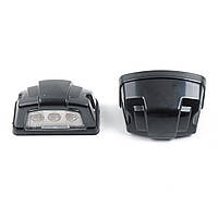 Підсвічування номера 24V діодне 3 LED Чорний корпус (2шт)