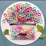 Дитячий набір резинок на волосся для дівчинки на 250 шт., фото 2