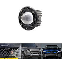 Фара-LED-Bi круглі S-28 15W 75х50мм 10/80V W/W