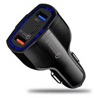 Адаптер у прикурювач під USB + кабель