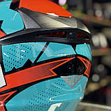 Мотошолом закритий інтеграл із сонцезахисними окулярами + LED підствітка!!!, фото 5