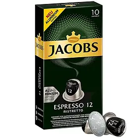 Кофе в капсулах Jacobs Espresso 12 Ristretto Nespresso